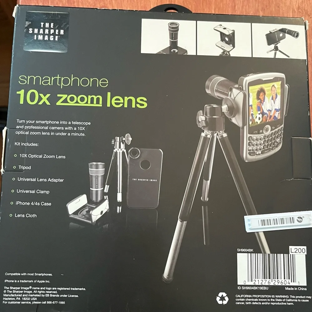 New I box 10X zoom smartphone lens